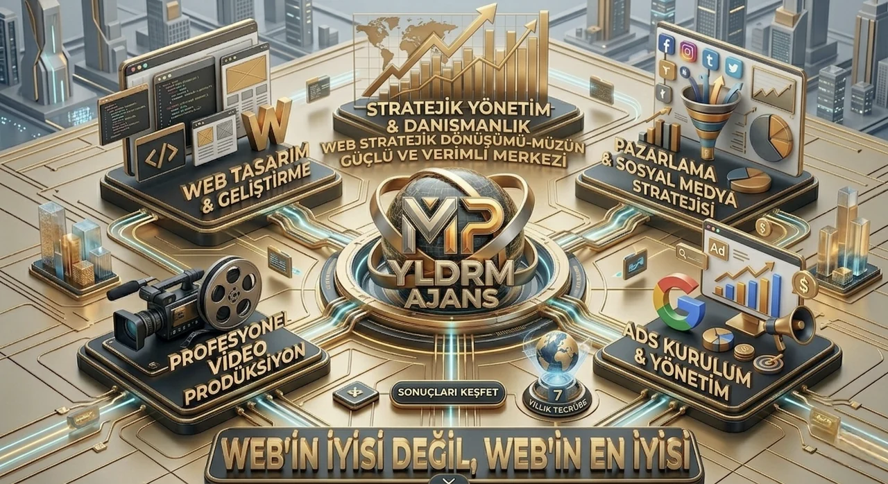Web sitesi, görünürlük ve reklam sürecini tek merkezden yönetiyoruz